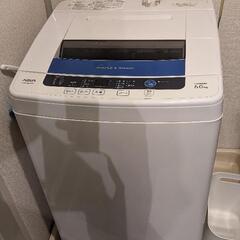 AQUA (AQW-S60B)  6.0kg 幅520mm 洗濯機