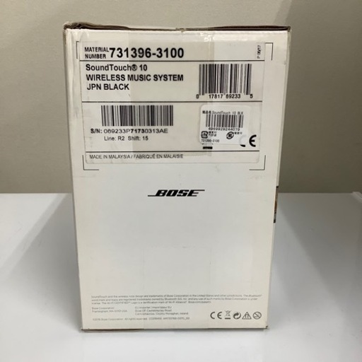 BOSE ワイヤレススピーカー SoundTouch 10  【トレファク東大阪店】