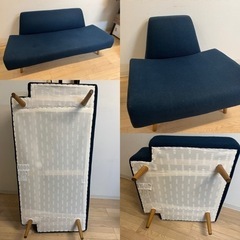 IDDEのソファー、2人がけと1人がけのセット