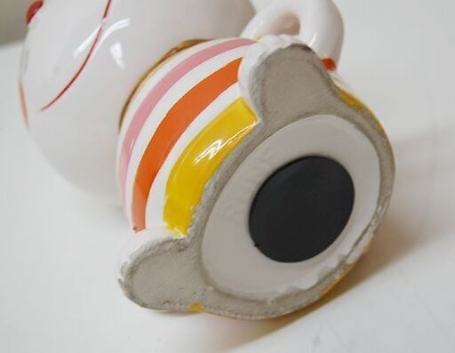 昭和レトロ フーテン動物園 貯金箱 陶器製 高さ約19cm 内藤ルネ コイン