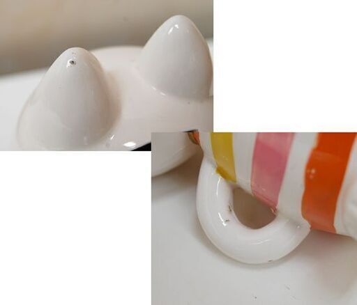 昭和レトロ フーテン動物園 貯金箱 陶器製 高さ約19cm 内藤ルネ コイン