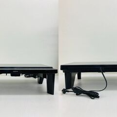 【レガストック江東店】山善 YAMAZEN 2口IHクッキングヒーター IH調理器 脚付き YES-WL1456(B) 2022年製