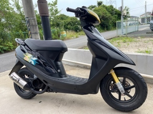 原付、ホンダスーパーDIO ZX、フロントディスクブレーキ、7馬力、県内