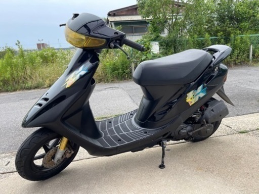 原付、ホンダスーパーDIO ZX、フロントディスクブレーキ、7馬力、県内