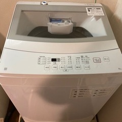 (商談中)ニトリ 6kg全自動洗濯機(NTR60 ホワイト) 