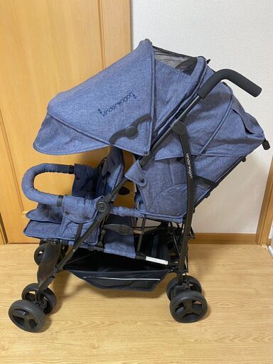 kinder wagon 2人乗りベビーカー DUOシティHOP2