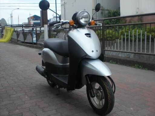 AF67 トゥデイ Fi シルバー 最終型 サイドスタンド付き 前後タイヤ