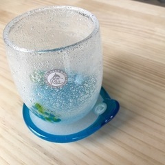 沖縄グラス　ソーサー付き