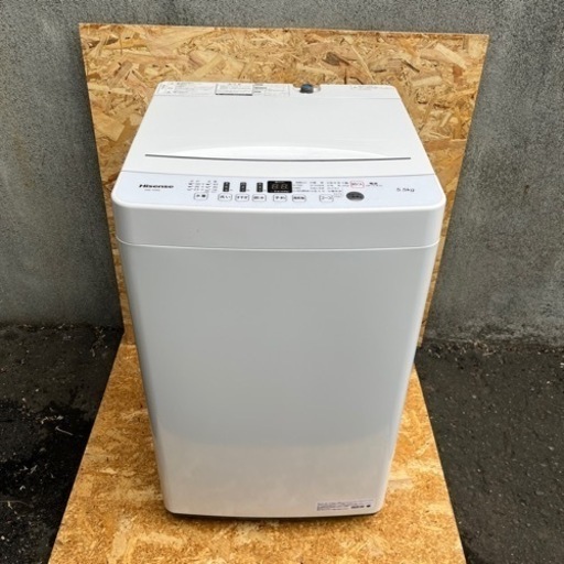 【受け渡し決まりました】2021年製　洗濯機　Hisense  5.5㎏  HW-T55D