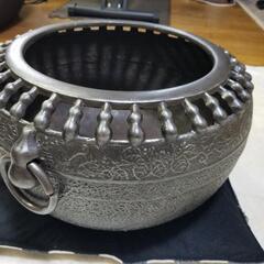 レトロ鉄製火鉢