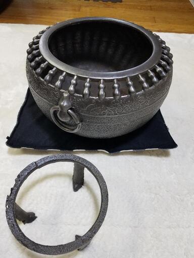 レトロ鉄製火鉢