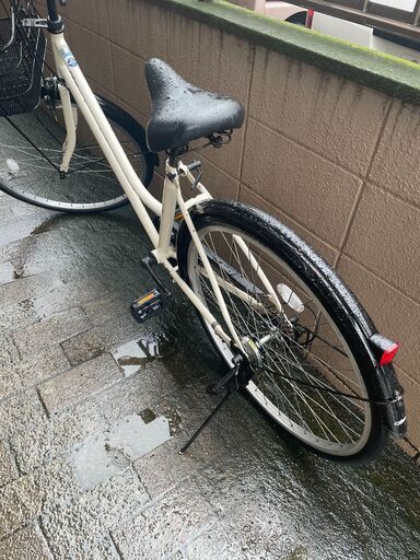 リサイクルショップどりーむ荒田店 No783 エコNo16488X 自転車 シティサイクル 26インチ ギア切り替え付き♪ LEDライト付き♪ ママチャリ 大人気♪ 早い者勝ちです♪ 3
