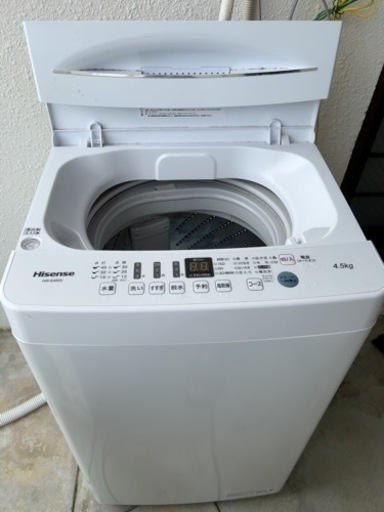 値下げ！！洗濯機 2021年製 4.5kg