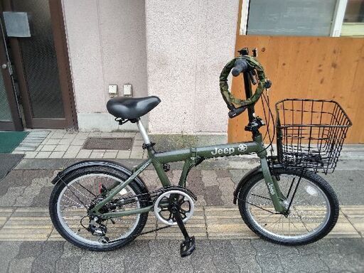 Jeep[ジープ]20吋 折り畳み自転車(JE-206)外装6段/オリーブ