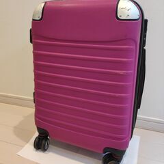 スーツケース TSA002ロック付き ピンク