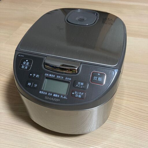 シャープ ジャー炊飯器 5.5合 KS-S10J-S