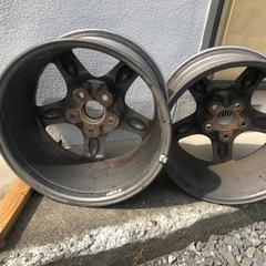 R32 BNR32 GT-R 純正ホイール 2本 ガリ無し