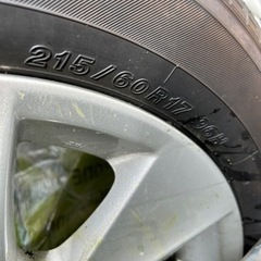 215-60R17 ホイール付き　4本　新車外し