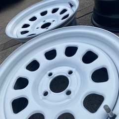 15インチ 7j+20 PCD100 デイトナスチールホイール