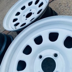 15インチ 7j+20 PCD100 デイトナスチールホイール