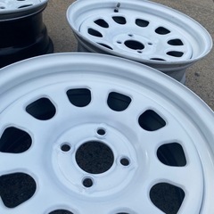 15インチ 7j+20 PCD100 デイトナスチールホイール