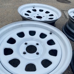 15インチ 7j+20 PCD100 デイトナスチールホイール