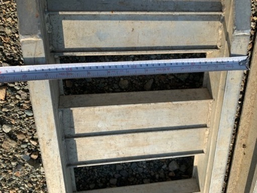 アルミブリッジ 中古品 幅37cm 長さ2.7m 曲がりやヨレ無くそれなりに