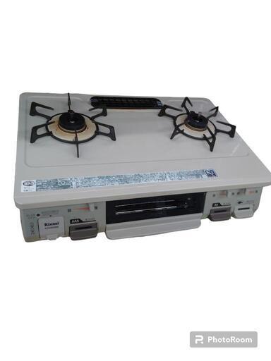 売ります】リンナイ 二口＋グリル付ガスコンロ RT64JH-L LPガス 