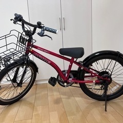 美品）20㌅子供用の自転車 幼稚園〜小学３年生向け