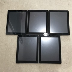 【ネット決済・配送可】中古iPad 5台セット30619 App...