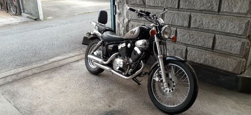 ナビ付ビラーゴ250車庫保管