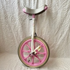 【お話し中】【美品】一輪車　16インチ　ピンク