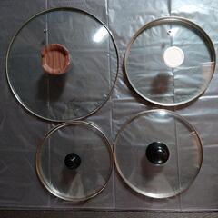 鍋ガラス蓋 4種（1個￥100〜）