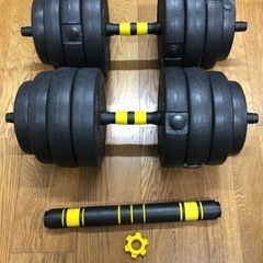 引き取り者決定 懸垂台 ベンチ ダンベル40キロ 3点セット