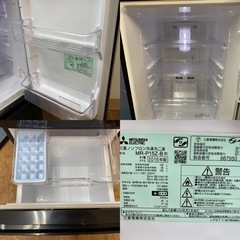 I372 ? MITSUBISHI 冷蔵庫 (146L) ⭐人気のブラック！