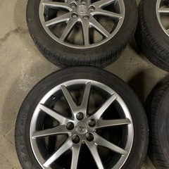 トヨタ　純正　18インチ　ホイール　タイヤ　バリ目