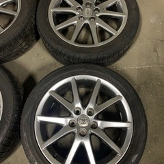 トヨタ　純正　18インチ　ホイール　タイヤ　バリ目