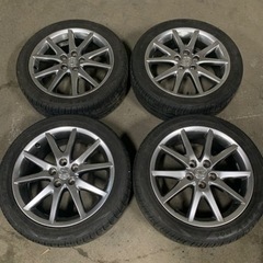 トヨタ　純正　18インチ　ホイール　タイヤ　バリ目