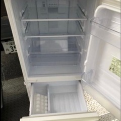 福岡市内配送無料　シャープ　SHARP SJ-14B-W 冷蔵庫　137L :つけかえどっちもドア　　2ドアホワイト