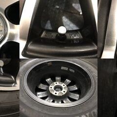 【DUNLOP WM02 215/65R16】スタッドレス【ENKEI SMACK 16インチ 6.5J5HPCD114.3+38】バリ溝 ヴェルファイア アルファード等　(TB730)クレジットカード QRコード決済可能