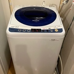 【お譲り先決定】Panasonic  全自動洗濯機　6キロ
