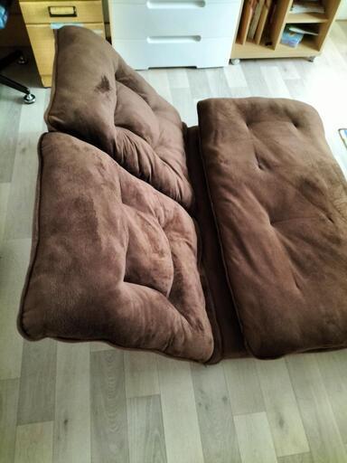 引き取り限定☆2人掛けソファ Ricordo ベージュ 1人掛けソファ