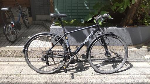 アサヒサイクル　ルーツ　自転車　パールブラック　ロードバイク