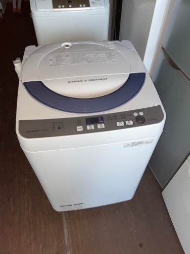 No.1726 SHARP 5.5kg洗濯機　2016年製　近隣配送無料
