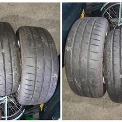 トヨタ ヴェルファイア (DBA−ANH20W)純正18㌅アルミホイールと18㌅タイヤのセット × 2本