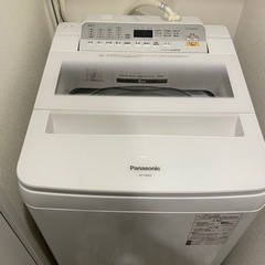 PANASONIC　洗濯機パナソニック　8キロ NA-FA80H6 2019年製 Panasonic/パナソニック 8kg 洗濯機 NA-FA80H6 2019年製 WH【ユーズド