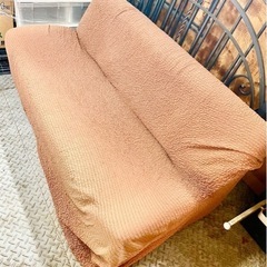 ソファベッド🛋 2〜3人掛け カバー付き 