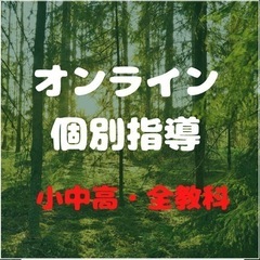 【関西特別料金】オンライン格安・完全個別指導塾。小中高・全学年・全教科。の画像