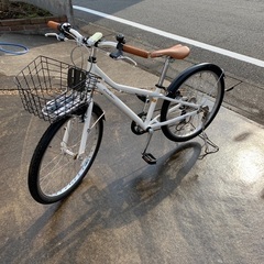 子供用自転車　24インチ　ヘルメット付き