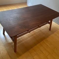 【6月30日まで】ローテーブル・ウォールナット・木製・おしゃれ・...